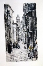 A street in Santiago de Compostela